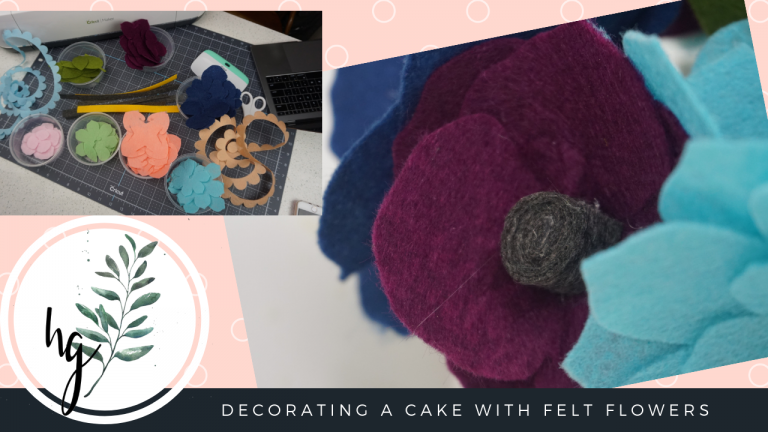 Decorating a Cake with help from my Cricut Maker