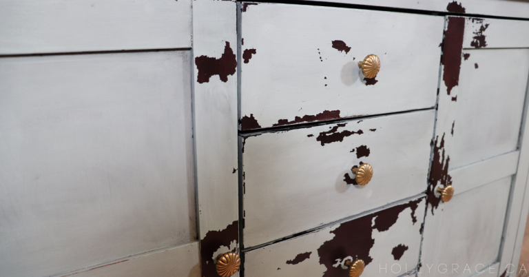 Entryway Table Makeover with Sweet Pickins Milk Paint