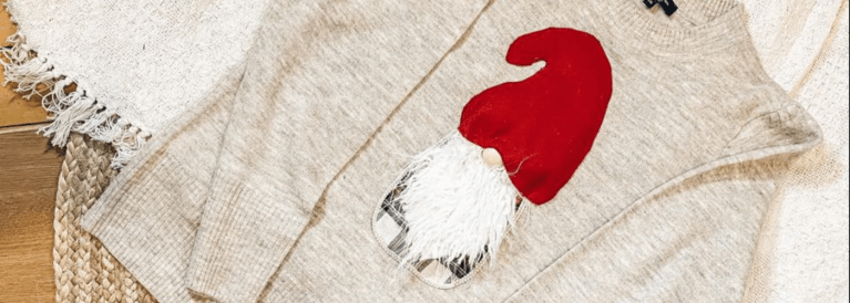 DIY Christmas Gnome Sweater