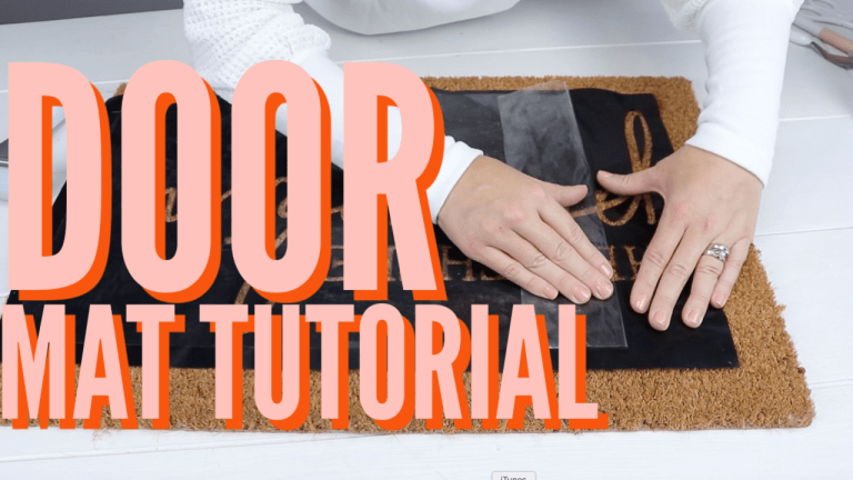 Perfectly Stenciled Coir Door Mats