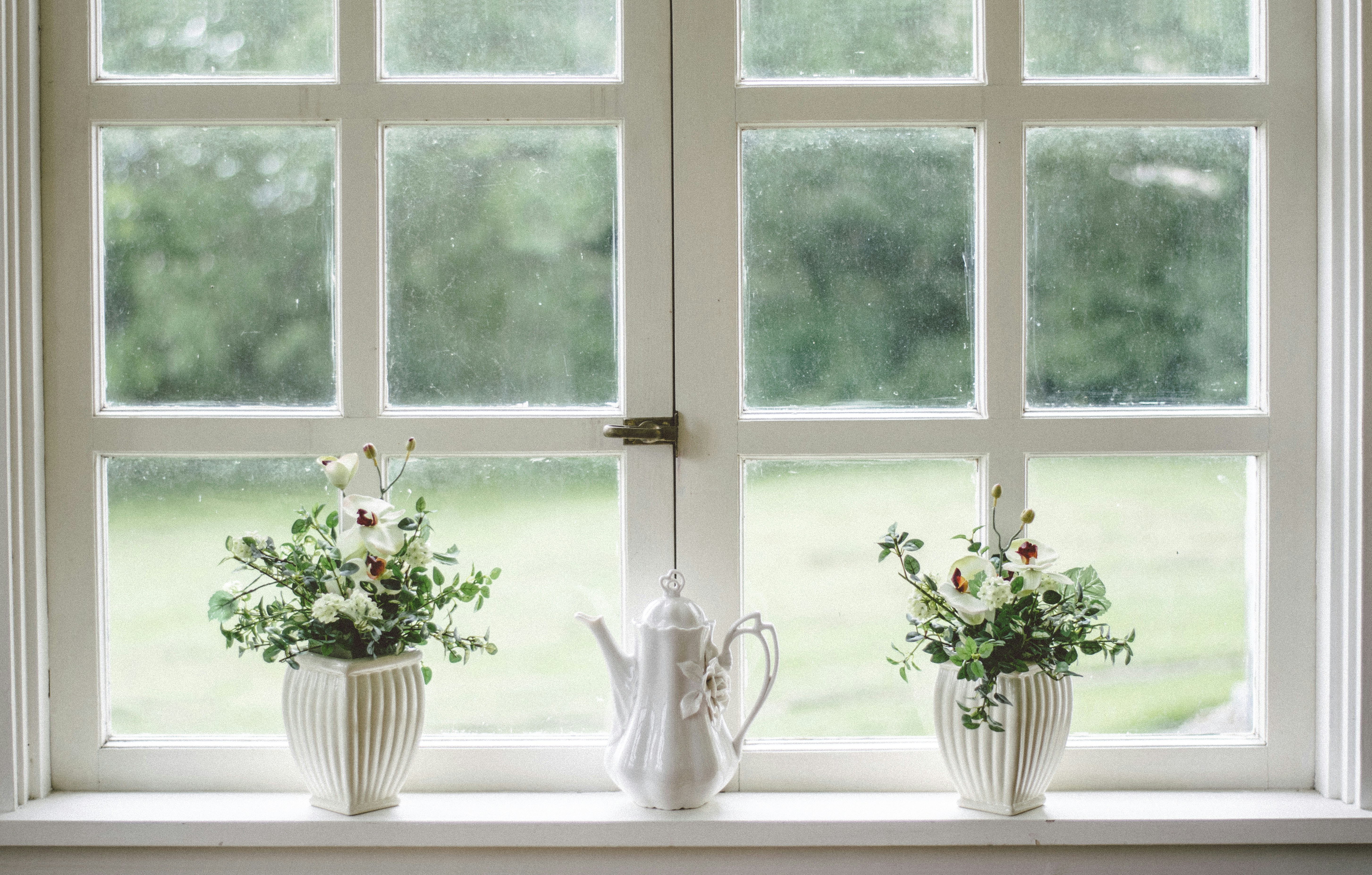 window, safe, home, locked, white trim